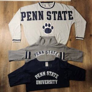 ✨VS PINK COLLEGE BUNDLE!✨Penn State BIG10 Nittany Lions Sweatshirt Half-Zip-S/M